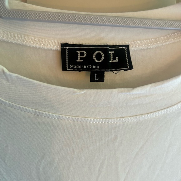 POL White Boxy Short Sleeve T-Shirt - Picture 2 of 3